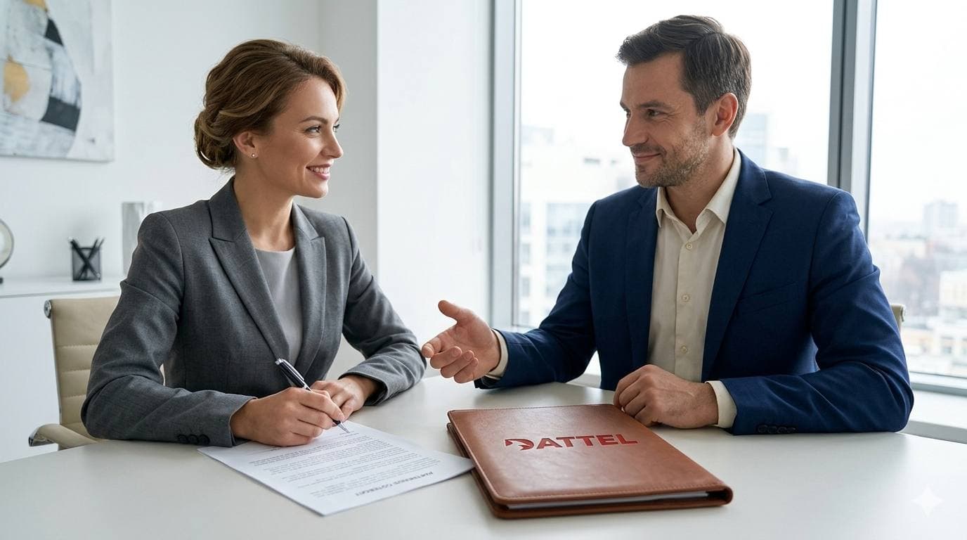 Подписание договора с DATTEL