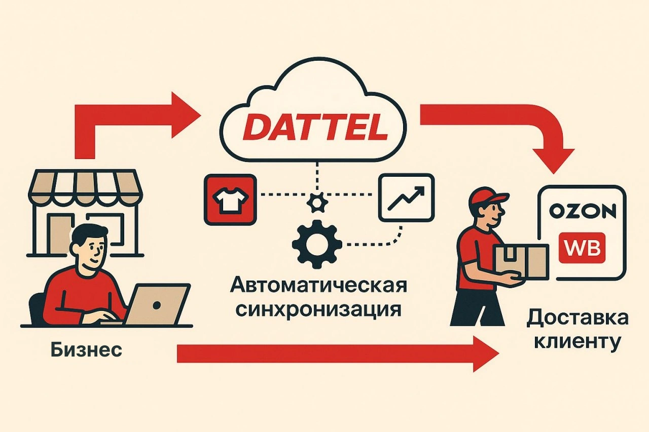 Экосистема Dattel - от бизнеса до доставки