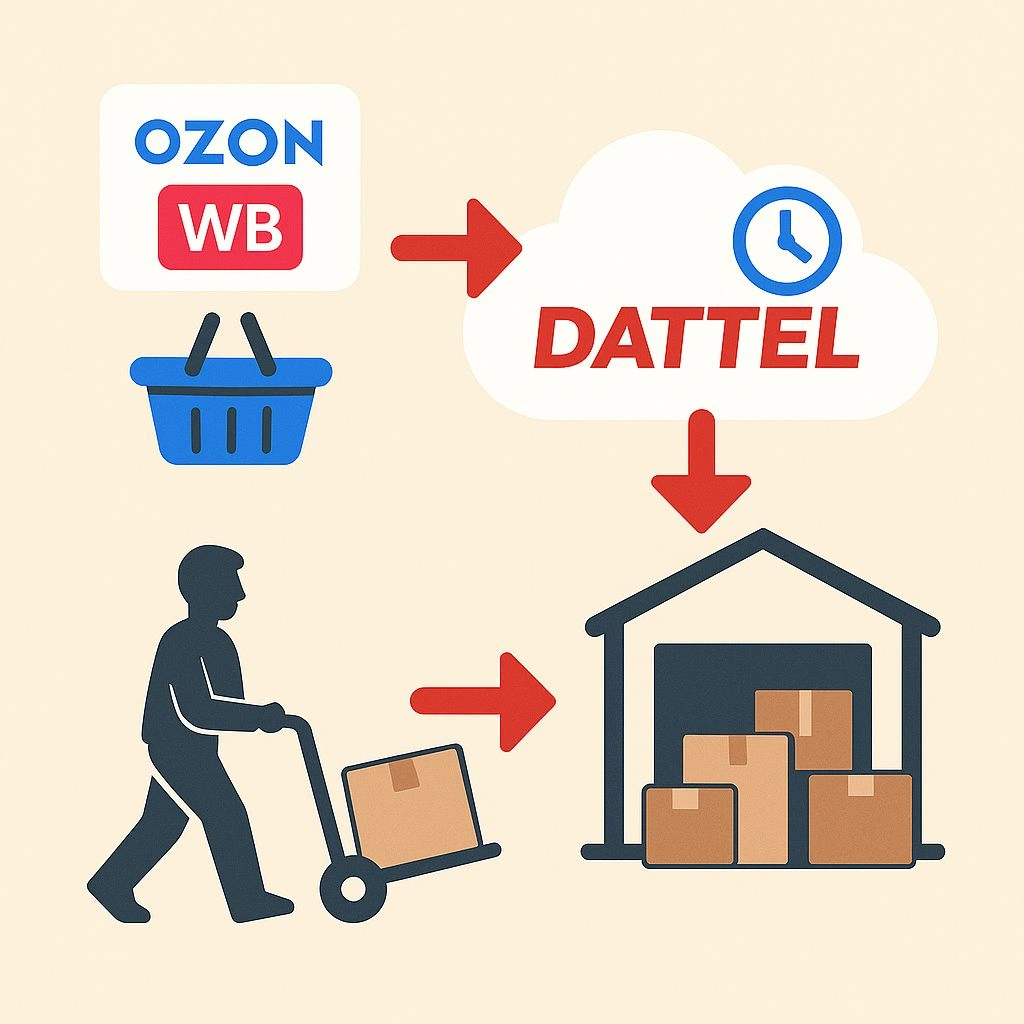 Схема быстрой обработки заказов за 24 часа