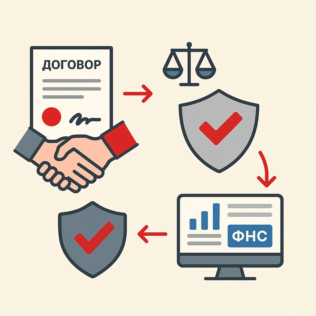 Схема юридической прозрачности Dattel: договор, налоговая отчётность ФНС, правовая защита