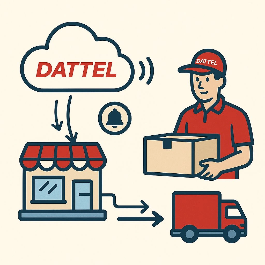 Схема забора товара